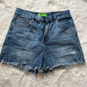 Sandrine Rose distressed frayed jean shirts 27